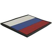 Нашивка ( шеврон патч patch ) тактическая флаг RUSSIA Россия ( триколор ) 3D PVC ( пластизоль ) на липучке 6х4 черная (2504038) - ВОЕНТОРГ ТЫЛОВИК