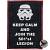 Нашивка ( шеврон патч patch ) тактическая STAR WARS / KEEP CALM and JOIN THE 501' st LEGION 3D PVC ( пластизоль ) на липучке 7х5 черная (2504168) - HAKKI