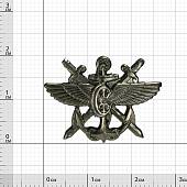 Эмблема ( знак ) петличная ( петлица ) ВОСО защитная (2102072) - ВОЕНТОРГ ТЫЛОВИК