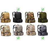 Рюкзак TAC тактический Tactical Military Combat 30х55х35 57 л камуфлированный цифра зеленая (3306759) - ВОЕНТОРГ ТЫЛОВИК