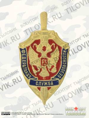 Знак нагрудный ФСБ (2301118) - HAKKI.RU
