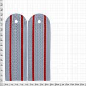 Погоны Полиции ОВД МВД повседневные на рубашку 2 просвета галун пластик (2205232) - ВОЕНТОРГ ТЫЛОВИК