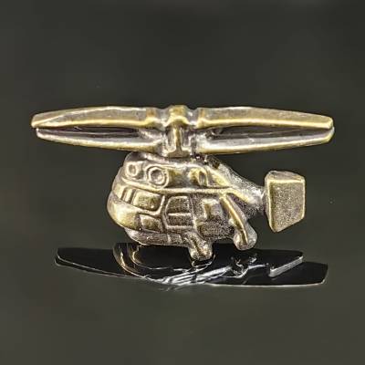 Знак фрачный ВЕРТОЛЕТ на пимсе (2302010) - HAKKI.RU