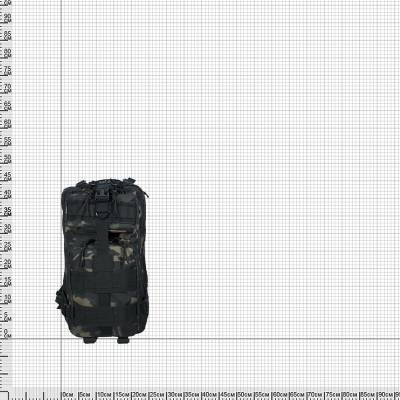 Рюкзак TAC штурмовой 30х45х23 30 л камуфлированный черный (3306968) - HAKKI.RU
