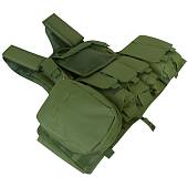 Жилет разгрузочный ( разгрузка ) TAC CIRAS с системой MOLLE ( МОЛЛЕ ) оливковый (3212088) - ВОЕНТОРГ ТЫЛОВИК