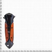 Нож складной BENCHMADE полуавтоматический с клипсой коричневый (3913037) - ВОЕНТОРГ ТЫЛОВИК