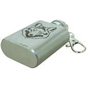 Фляга подарочная с символикой Лиса 1 OZ-30 мл серебристая (4608080) - ВОЕНТОРГ ТЫЛОВИК