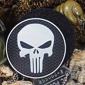 Нашивка ( шеврон патч patch ) тактическая КАРАТЕЛЬ 3D PVC  ( пластизоль ) на липучке D-7 черная (2504330) - ВОЕНТОРГ ТЫЛОВИК