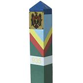 Столб пограничный сувенирный Республика Молдова настольный 9х9х22 см (48003023) - ВОЕНТОРГ ТЫЛОВИК