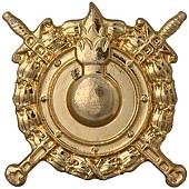 Эмблема ( знак ) петличная ( петлица ) Внутренние войска МВД золотая (2102004) - ВОЕНТОРГ ТЫЛОВИК