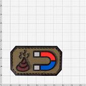 Нашивка ( шеврон патч patch ) тактическая  Shit Magnet 3D PVC ( пластизоль ) на липучке 6х3,5 оливковая (2504777) - ВОЕНТОРГ ТЫЛОВИК