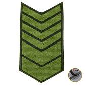 Знак - годичка ( нашивка шеврон ) нарукавный за выслугу лет ( по годам службы ) 14 лет полевой вышитый на липучке (2508064) - ВОЕНТОРГ ТЫЛОВИК
