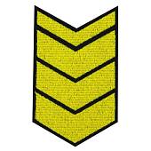 Знак - годичка ( нашивка шеврон ) нарукавный за выслугу лет ( по годам службы ) 16 лет вышитый на липучке (2508016) - ВОЕНТОРГ ТЫЛОВИК
