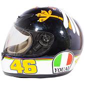 Мотошлем ( шлем для мотоцикла ) YOUAI с логотипом VR46 (3206998) - ВОЕНТОРГ ТЫЛОВИК