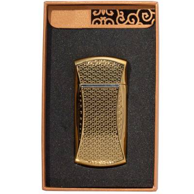 Зажигалка подарочная Lighter газовая золотистая (4403956) - HAKKI.RU