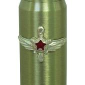 Зажигалка патрон с символикой ВВС СССР малая газовая золотистая (4403182) - ВОЕНТОРГ ТЫЛОВИК