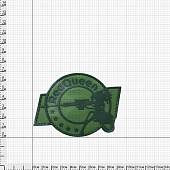 Нашивка ( шеврон патч patch ) тактическая RedQueen 3D PVC ( пластизоль ) на липучке 6,9х9,5 зеленая (2504197) - ВОЕНТОРГ ТЫЛОВИК