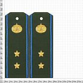 Погоны РВСН на офисную форму Полковник с эмблемой рип-стоп машинная вышивка пластик (2220001) - ВОЕНТОРГ ТЫЛОВИК