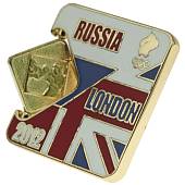 Значок ( знак ) олимпийский Лондон / London 2012 команда России коллекционный на пимсе (2308036) - ВОЕНТОРГ ТЫЛОВИК