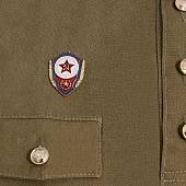 Гимнастёрка ( рубашка ) военная солдатская СА ВС СССР со знаком нагрудным (1109978) - ВОЕНТОРГ ТЫЛОВИК