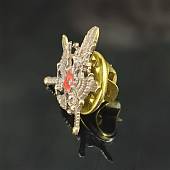 Знак фрачный УБЭП ( Управление по борьбе с экономическими преступлениями ) на пимсе (2302114) - ВОЕНТОРГ ТЫЛОВИК