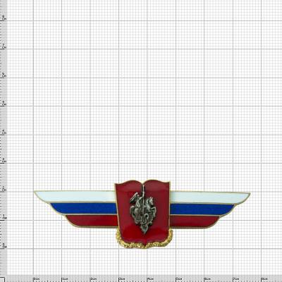 Знак должностной Военной академии / университета закрутка (2309030) - HAKKI.RU