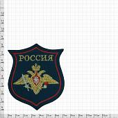 Нашивка ( шеврон ) на рукав Сухопутные войска Юдашкин вышитая морская волна (2503128) - ВОЕНТОРГ ТЫЛОВИК