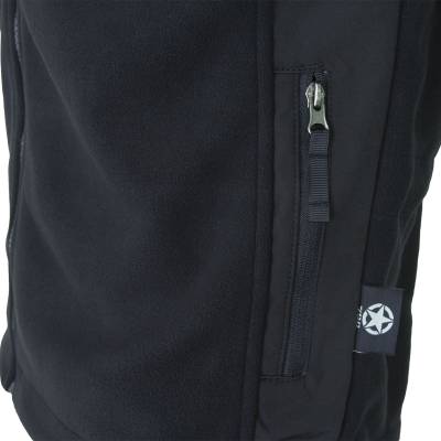 Куртка 726 GEAR тактическая демисезонная флисовая черная (1105951) - HAKKI.RU