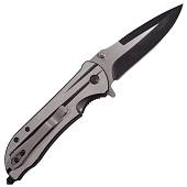 Нож складной BENCHMADE полуавтоматический с клипсой серебристый (3913038) - ВОЕНТОРГ ТЫЛОВИК