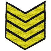Знак - годичка ( нашивка шеврон ) нарукавный за выслугу лет ( по годам службы ) 4 года вышитый (2508029) - ВОЕНТОРГ ТЫЛОВИК