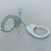 Наручники Handcuffs БР-1КФ ( БР-С БРС ) КРАБ конвойные с фиксатором никелированные (3204017) - ВОЕНТОРГ ТЫЛОВИК
