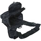 Сумка-органайзер TAC через плечо тактическая MOLLE камуфлированная camo-multi черный (3310324) - ВОЕНТОРГ ТЫЛОВИК