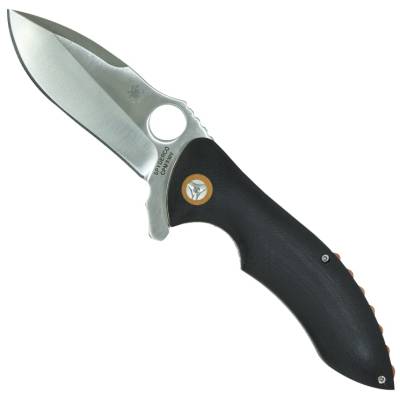 Нож складной Spyderco полуавтоматический с клипсой черный (3913071) - HAKKI.RU