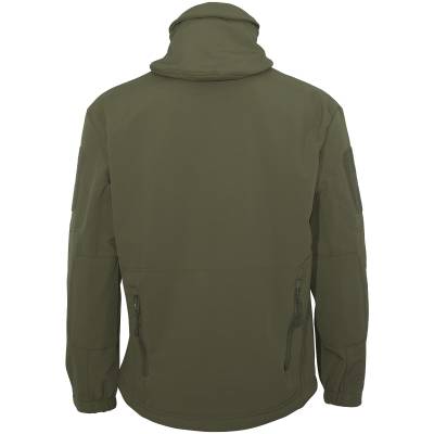 Куртка TAC SoftShell тактическая демисезонная ветровлагозащитная мембрана оливковая (1105103) - HAKKI.RU