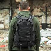 Рюкзак штурмовой MOLLE 50х35х25 45 л черный (3306206) - ВОЕНТОРГ ТЫЛОВИК