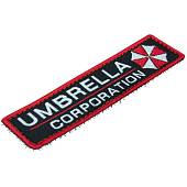 Нашивка ( шеврон патч patch ) тактическая UMBRELLA CORPORATION вышитая полоса на липуче 12х3 красная (2509085) - ВОЕНТОРГ ТЫЛОВИК