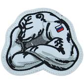 Нашивка ( шеврон патч patch ) тактическая Белый мишка вышитая на липучке 8,5х7 белая (2509274) - ВОЕНТОРГ ТЫЛОВИК
