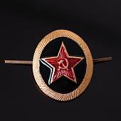 Кокарда Морская пехота СССР с эмалью золотистая (2105028) - ВОЕНТОРГ ТЫЛОВИК