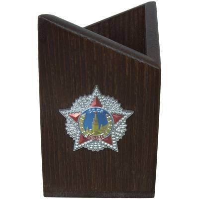 Карандашница с символикой Орден Победы деревянная (4309016) - HAKKI.RU