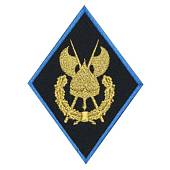 Нашивка ( шеврон ) на рукав Комендантское управление ФСБ России 12,5х9 вышитая иссиня-черная (2503497) - ВОЕНТОРГ ТЫЛОВИК