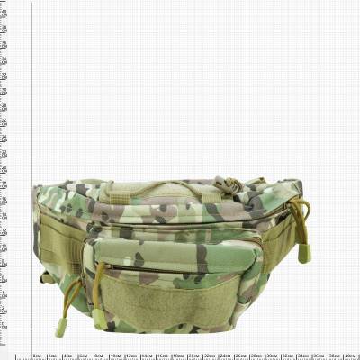 Сумка TAC поясная тактическая MОLLE камуфлированная camo-multi (3310349) - HAKKI.RU