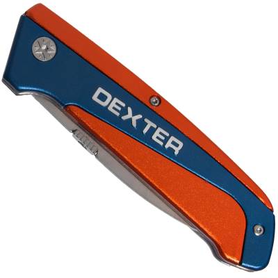Нож складной DEXTER с клипсой оранжевый (3914065)  - HAKKI.RU