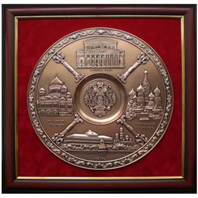 Плакетка ( панно ) Виды Москвы 340х340 (4406214) - HAKKI.RU