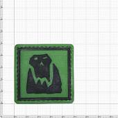 Нашивка ( шеврон патч patch ) тактическая WARHAMMER Master of Orcs 3D PVC ( пластизоль ) на липучке 5х5 зеленая (2504181) - ВОЕНТОРГ ТЫЛОВИК