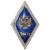 Знак нагрудный ( ромб ) об окончании ТюмГУ закрутка (2301256) - HAKKI.RU