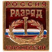Знак нагрудный I юношеский разряд (2303020) - ВОЕНТОРГ ТЫЛОВИК