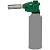 Горелка газовая Kovica blazing torch KS-1005 c пьезоподжигом зеленая (3326998) - HAKKI