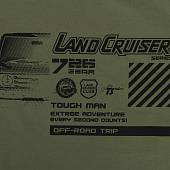 Футболка 726 GEAR мужская Land Cruiser оливковая (1214017) - ВОЕНТОРГ ТЫЛОВИК