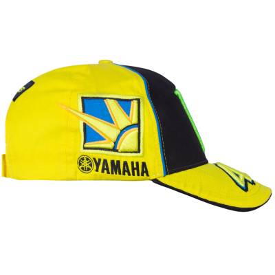 Бейсболка VR46 YAMAHA вышитая черно-желтая (1401130) - HAKKI.RU