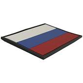 Нашивка ( шеврон патч patch ) тактическая флаг RUSSIA Россия ( триколор ) 3D PVC ( пластизоль ) на липучке 9х6 черная (2504037) - ВОЕНТОРГ ТЫЛОВИК